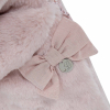 Roze Lapin House newborn fake fur voetenzak