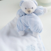 My favorite velvet teddy bear blauw