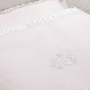 Roze Royal Monogram bedset 100cm x135 cm