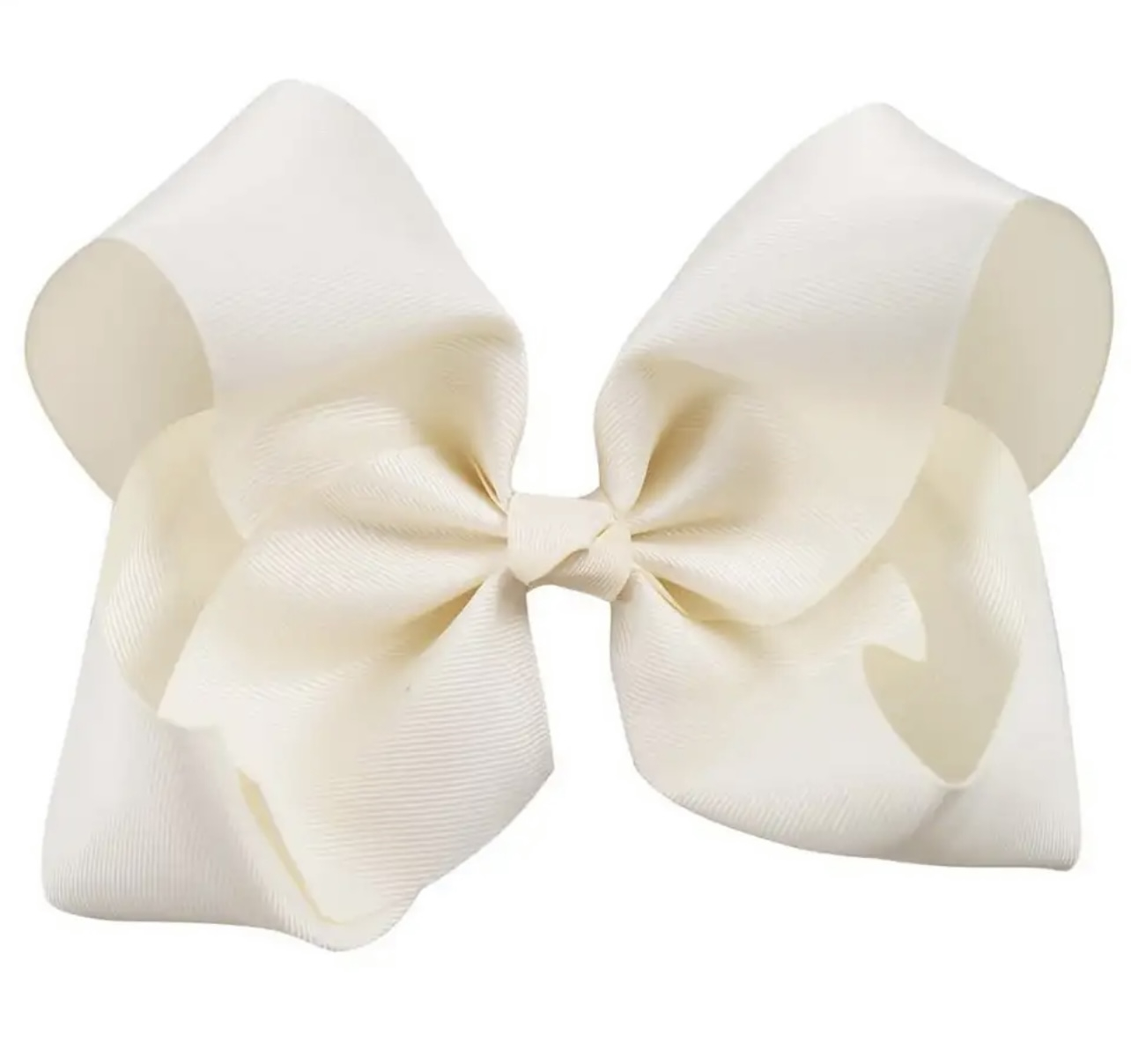 Creme XL Bow haarclip