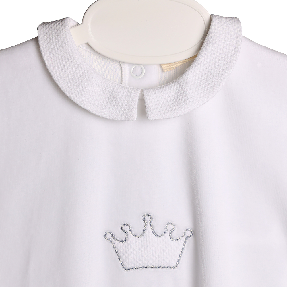 Wit Royal crown babypakje