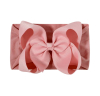 Stretch newborn bow haarband old pink