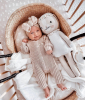 Beige knitted baby outfit 3-6M