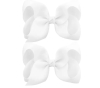 White medium bow set 2PC