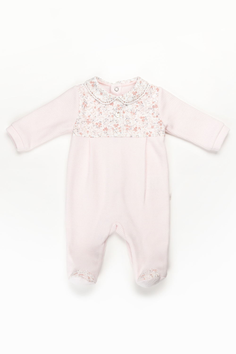 Pure pink flower baby outfit