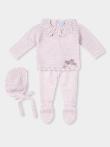 Roze knit romance babypakje