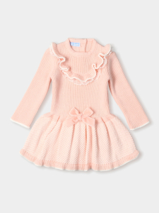 Pink knit Petalo dress