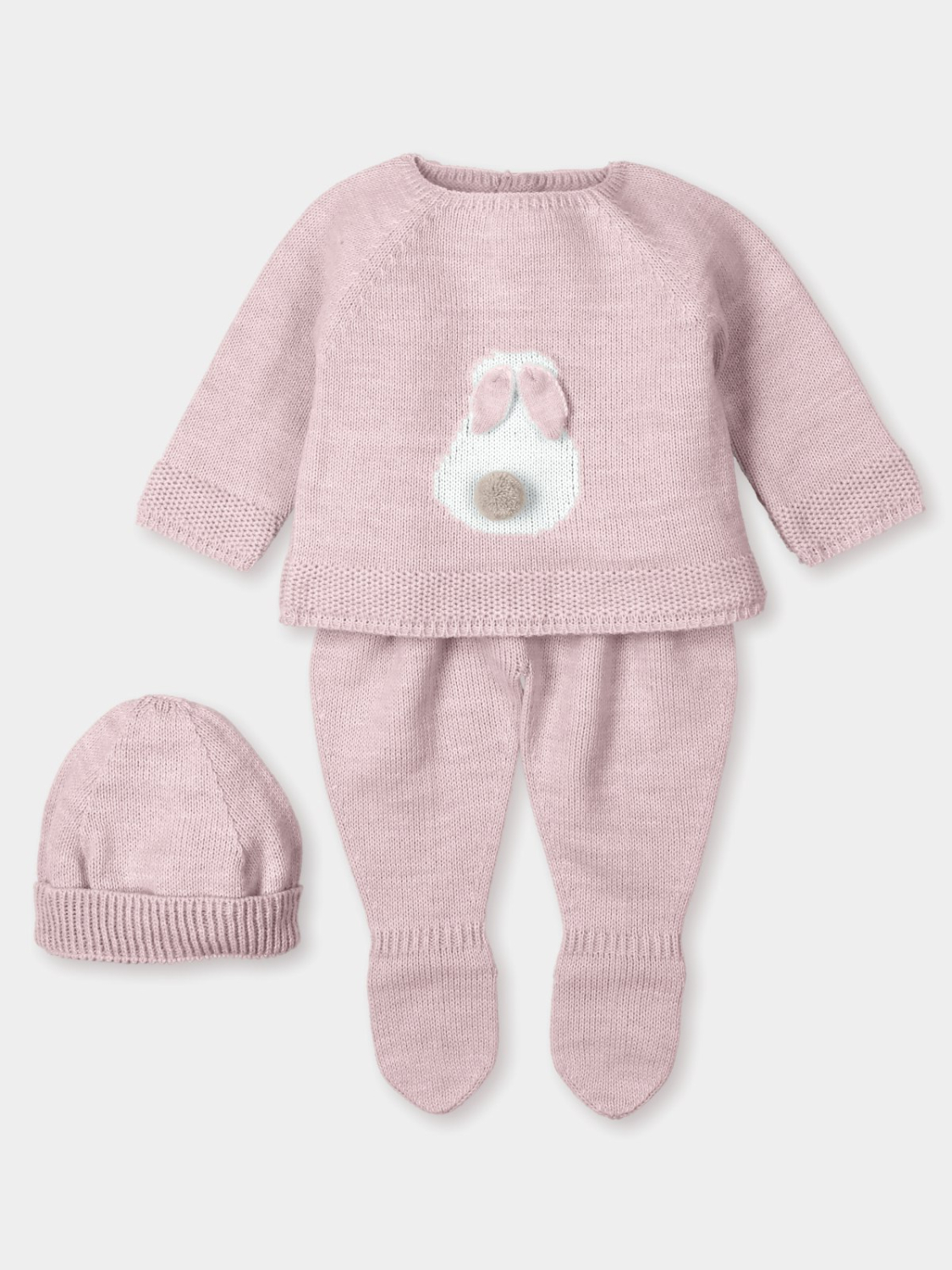 Oud roze bunny love outfit