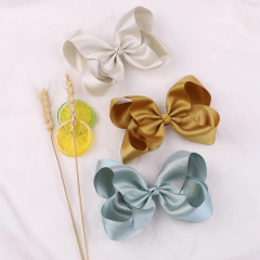 Satin glitter bow medium
