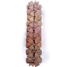 Earth tone bow set 10PC