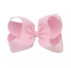 Roze XL Bow haarclip