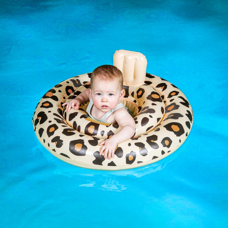 Baby float Panterprint  0-1 jaar