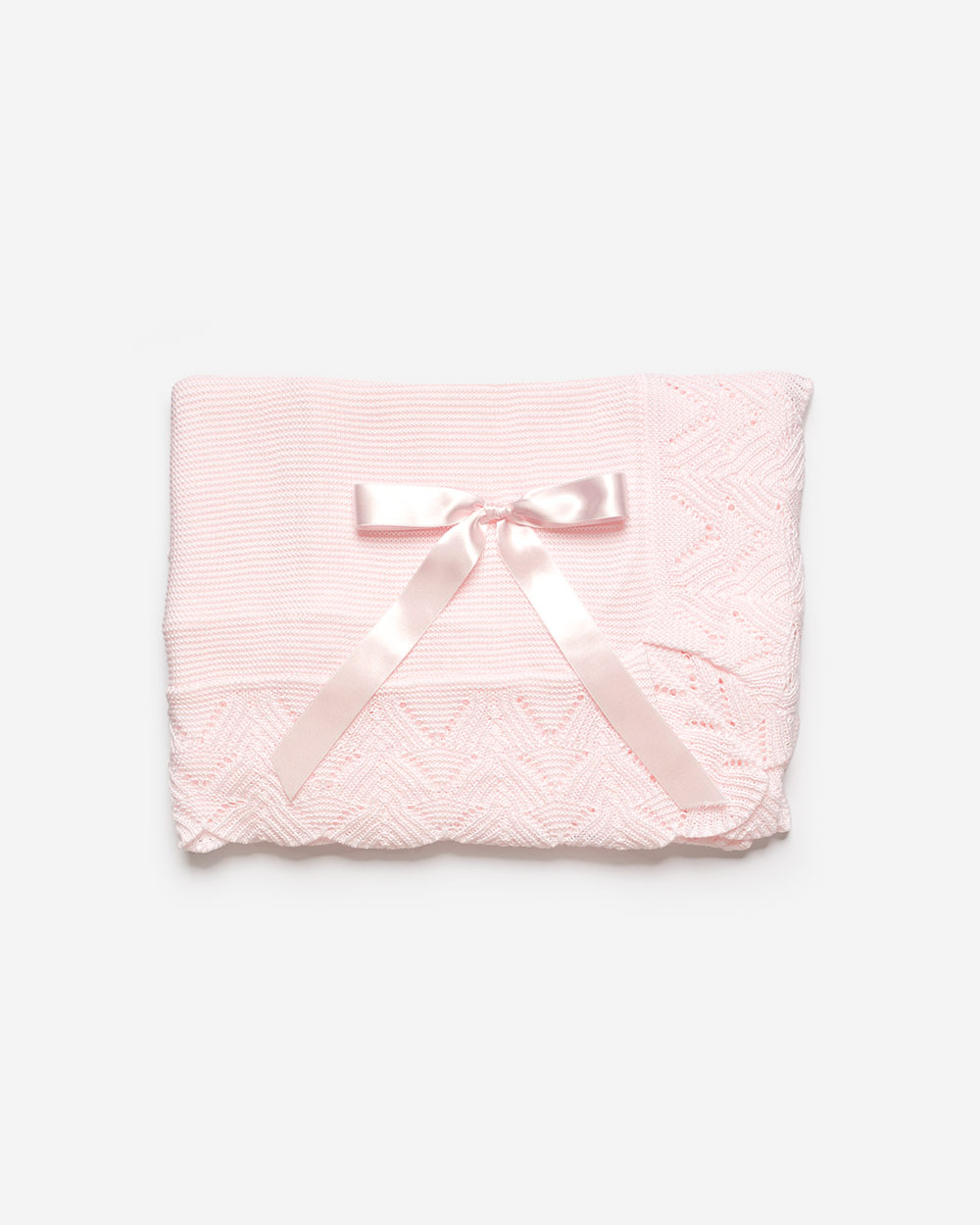 Pink bow lace dekentje Rosa